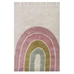 Vloerkleed Regenboog Pink 130 X 90 Cm