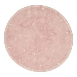 Vloerkleed Pure Pink Dot - Diameter 110 Cm