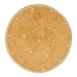 Vloerkleed Pure Ochre Dot - Diameter 110 Cm