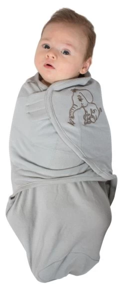 Bo Jungle Baby Wrap Grey Small Wikkeldeken B170500