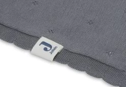 Jollein Pointelle Storm Grey 100 X 150 Cm Ledikantdeken 516-522-66064 -Winkel Voor Babyproducten Deken Ledikant 100x150cm Pointelle Storm Grey 4