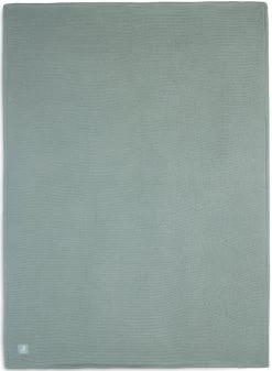 Jollein Basic Knit Forest Green / Fleece 75 X 100 Cm Wiegdeken 517-511-65219 -Winkel Voor Babyproducten Jollein Basic Knit Forest Green 2 shop