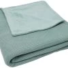 Jollein Basic Knit Forest Green / Fleece 100 X 150 Cm Ledikantdeken 517-522-65219 -Winkel Voor Babyproducten Jollein Basic Knit Forest Green Fleece 100 x 150 cm Ledikantdeken 517 522 65219 voorkant clipped rev 1
