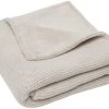 Jollein Basic Knit Nougat / Fleece 75 X 100 Cm Wiegdeken 517-511-65360 -Winkel Voor Babyproducten Jollein Basic Knit Nougat 4 shop clipped rev 1