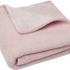 Jollein Basic Knit Pale Pink / Fleece 75 X 100 Cm Wiegdeken 517-511-65310 -Winkel Voor Babyproducten Jollein Basic Knit Pale Pink 1.5 clipped rev 1 1 shop