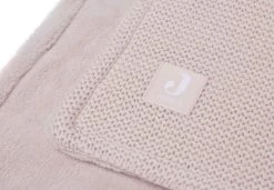 Jollein Basic Knit Pale Pink / Fleece 100 X 150 Cm Ledikantdeken 517-522-65310 -Winkel Voor Babyproducten Jollein Basic Knit Pale Pink Fleece 100 x 150 cm Ledikantdeken 517 522 65310 4