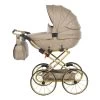 Tako Mini Imperial Vintage Beige/Gold Poppen Kinderwagen Incl. Tas 02 -Winkel Voor Babyproducten Tako Mini Imperial Vintage Beige Gold Poppen Kinderwagen incl. Tas 02