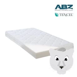 ABZ KM331-70140 Witte Panter 70 X 140 X 11 Cm Juniormatras- -Winkel Voor Babyproducten abz km331 witte panter ledikantmatras 1 1