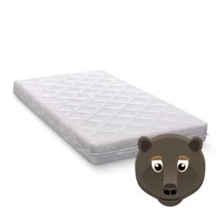 ABZ KM441-70140 Bruine Beer 70 X 140 X 11 Cm Juniormatras