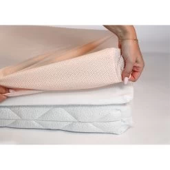 ABZ MB206 Airgosafe 60 X 120 Cm Beige Ledikant Hoeslaken -Winkel Voor Babyproducten abz mb206 airgosafe hoeslaken sfeer 2