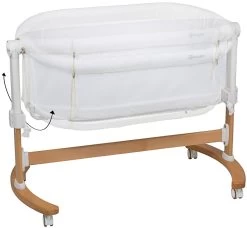 Babygo Amila Beige Creme Wieg Aan Bed 4151 -Winkel Voor Babyproducten babygo amila beige creme wieg aan bed 4151 2
