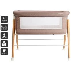 Babygo Goodnight Beige Wieg 4362 -Winkel Voor Babyproducten babygo goodnight beige wieg aan bed 4362 1