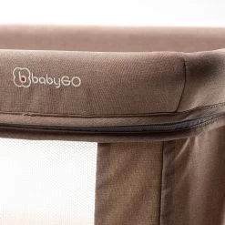 Babygo Goodnight Beige Wieg 4362 -Winkel Voor Babyproducten babygo goodnight beige wieg aan bed 4362 2