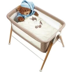 Babygo Goodnight Beige Wieg 4362 -Winkel Voor Babyproducten babygo goodnight beige wieg aan bed 4362 3