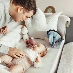 Babygo SideBySide Creme Wieg Aan Bed 4161 -Winkel Voor Babyproducten babygo sidebyside creme wieg aan bed 4161 1