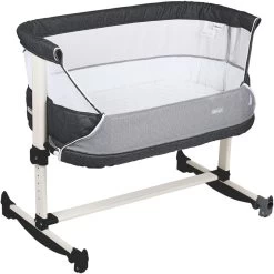 Babygo Vivaldi Dark Grey Wieg Aan Bed 4653 -Winkel Voor Babyproducten babygo vivaldi dark grey wieg aan bed 4653 2