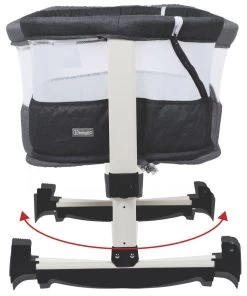 Babygo Vivaldi Dark Grey Wieg Aan Bed 4653 -Winkel Voor Babyproducten babygo vivaldi dark grey wieg aan bed 4653 5