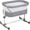 Babygo Vivaldi Grey Wieg Aan Bed 4651 -Winkel Voor Babyproducten babygo vivaldi grey wieg aan bed 4651