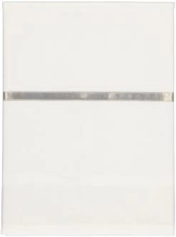 Briljant Bias Tape Zilvergrijs 100x150 Cm Ledikantlaken 87R