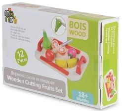 Cangaroo Houten Fruit Snij Set 4306 -Winkel Voor Babyproducten cangaroo houten fruit snij set 4306 4