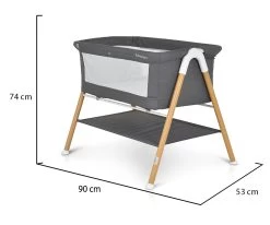 Cangaroo Kalinihta Wooden Graphite Wieg -Winkel Voor Babyproducten cangaroo kalinihta wooden graphite wieg 7