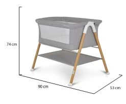 Cangaroo Kalinihta Wooden Grey Wieg -Winkel Voor Babyproducten cangaroo kalinihta wooden grey wieg 7