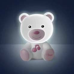 Chicco Dreamlight Bear Pink Nachtlampje Met Muziek C09830.10 -Winkel Voor Babyproducten chicco dreamlight bear pink nachtlampje met muziek 2