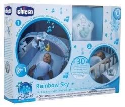 Chicco Rainbow Sky Blauw Speelboog Voor Next2Me Wiegje C104732 -Winkel Voor Babyproducten chicco rainbow sky blauw speelboog voor next2me wiegje c104732 4