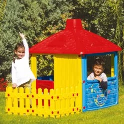 Dolu City Speelhuisje Met Hek 3011 -Winkel Voor Babyproducten dolu my first speelhuisje 3012 1