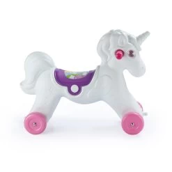 Dolu Unicorn Roze/Wit Hobbelpaard 2509 -Winkel Voor Babyproducten dolu unicorn roze wit hobbelpaard 4