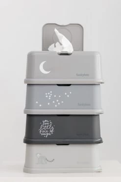 FunkyBox Clay Grey Little Stars FB36 -Winkel Voor Babyproducten funkybox sfeer 9