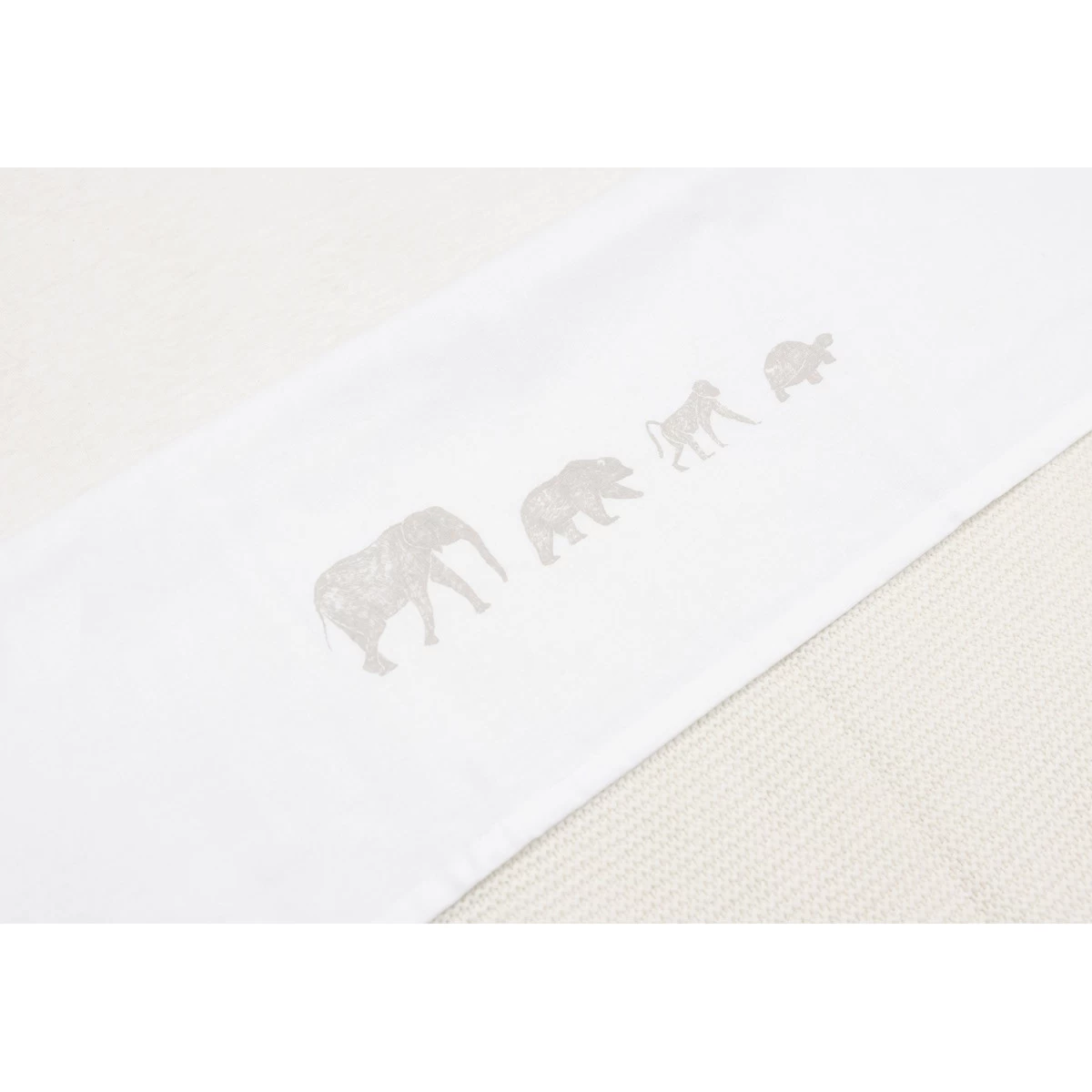 Jollein Animals Nougat 120 X 150 Cm Ledikantlaken 008-524-67044 - Afbeelding 3