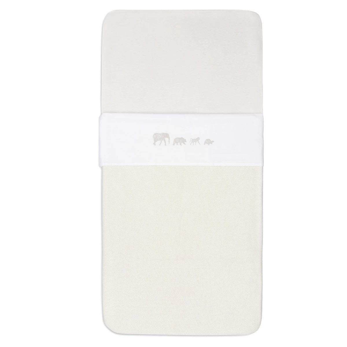 Jollein Animals Nougat 120 X 150 Cm Ledikantlaken 008-524-67044 - Afbeelding 2