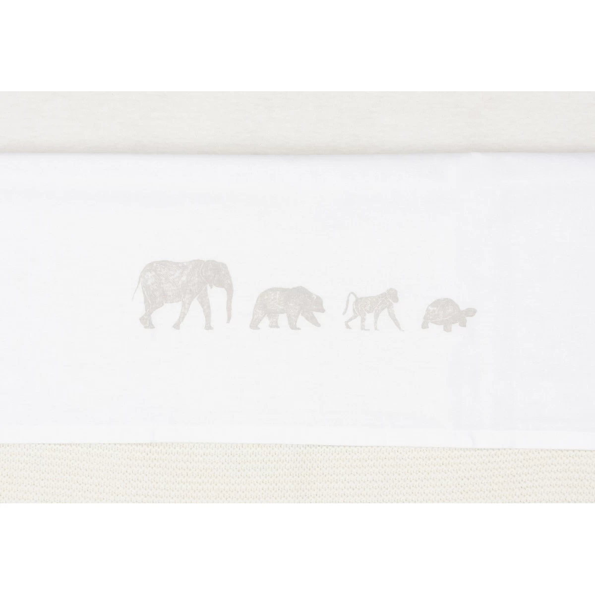 Jollein Animals Nougat 120 X 150 Cm Ledikantlaken 008-524-67044