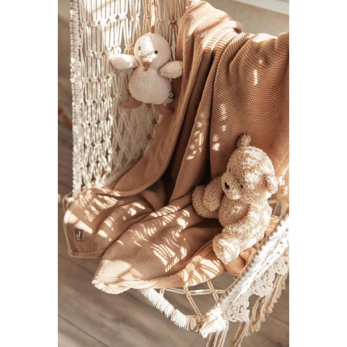 Jollein Basic Knit Biscuit / Fleece 100 X 150 Cm Ledikantdeken 517-522-66072 - Afbeelding 8