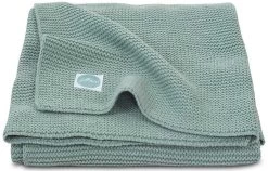 Jollein Basic Knit Forest Green 100x150 Cm Ledikantdeken 516-522-65219