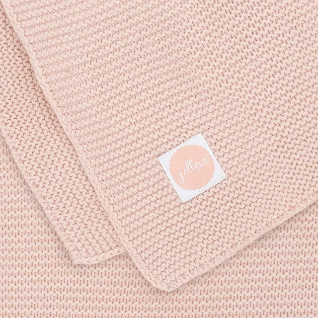 Jollein Basic Knit Pale Pink 75 X 100 Cm Wiegdeken 516-511-65310 - Afbeelding 4