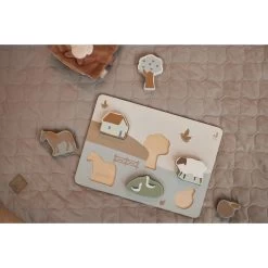 Jollein Farm Houten Puzzel 105-001-67021 -Winkel Voor Babyproducten jollein farm houten puzzel 105 001 67021 lifestyle
