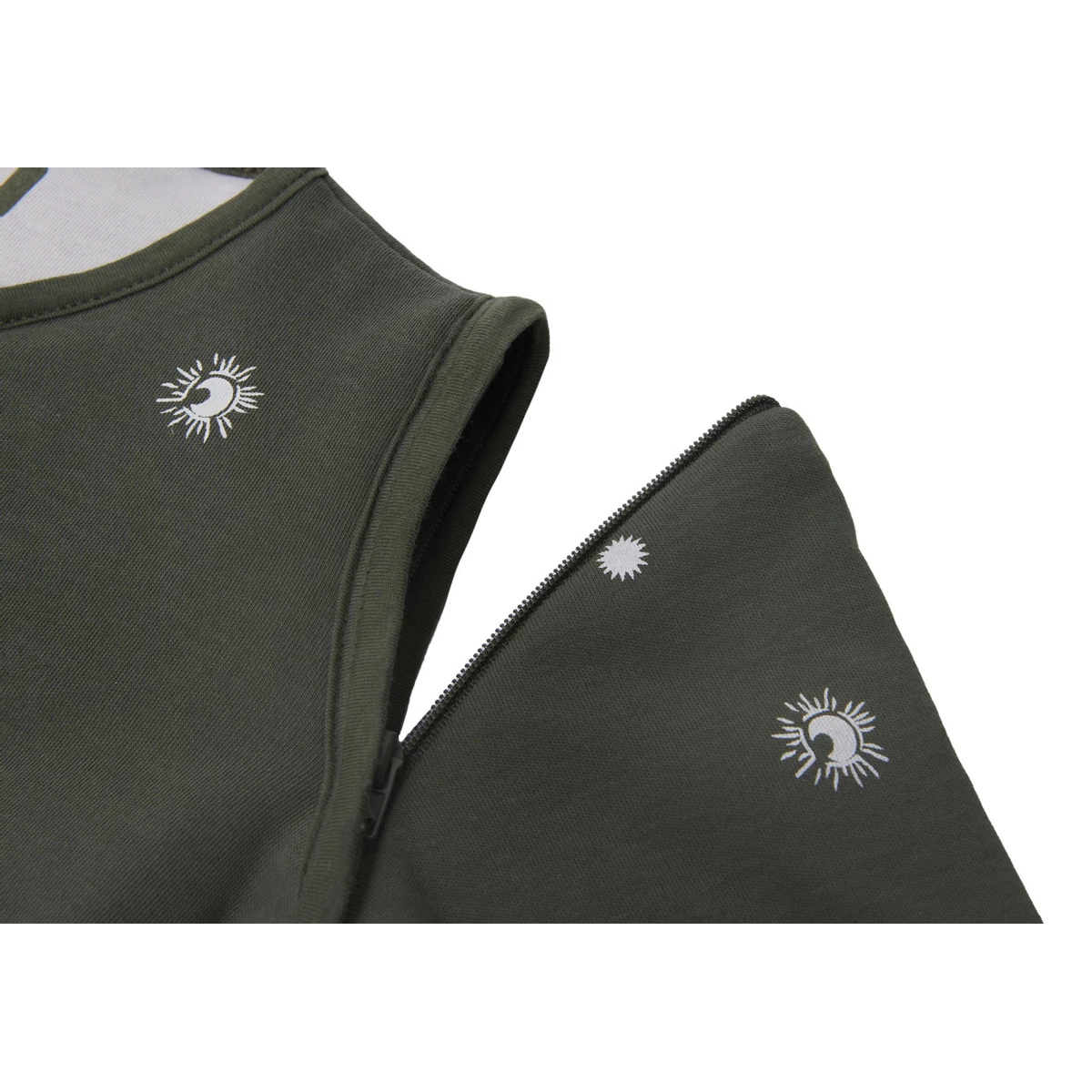 Jollein Stargaze Leaf Green 90 Cm Slaapzak Met Afritsbare Mouwen 016-541-66091 - Afbeelding 5