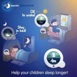 KidSleep Classic Essential Wit LED Slaaptrainer En Kinderwekker 0025 -Winkel Voor Babyproducten kidsleep classic essential wit led slaaptrainer en kinderwekker 0025 2