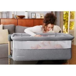 Kinderkraft Neste Air Grey-Wood Wieg Aan Bed KKLNEAIRGRY00W -Winkel Voor Babyproducten kinderkraft neste air grey wood wieg aan bed kklneairgry00w 8 1