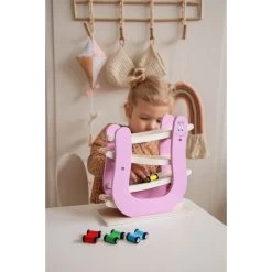 Label Label Barbapapa Houten Autobaan LLBB-37032 -Winkel Voor Babyproducten llbb 37032 barbapapa wooden car slider 05