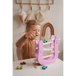 Label Label Barbapapa Houten Autobaan LLBB-37032 -Winkel Voor Babyproducten llbb 37032 barbapapa wooden car slider 08