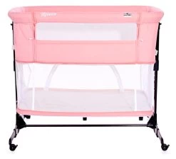 Lorelli Milano Pink 2-in-1 Wieg Aan Bed 1008044-0001 -Winkel Voor Babyproducten lorelli milano pink 2 in 1 wieg aan bed 1008044 0001 4