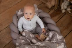 MamaLoes Amy Bamboo Nature Goose Nut 60 X 80 Cm Deken 82666 -Winkel Voor Babyproducten mamaloes amy bamboo nature goose nut 3 1