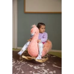 MamaLoes Flamingo Hobbeldier ML050403 -Winkel Voor Babyproducten mamaloes flamingo hobbeldier ml050403 04