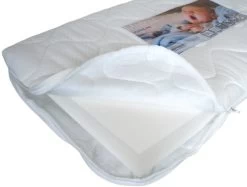 MamaLoes Iris 40x80x7 Cm Recht Wiegmatras -Winkel Voor Babyproducten mamaloes iris 40x80x7 cm wiegmtras afneembare hoes 1