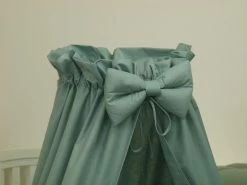 MamaLoes Pure Stonegreen Deluxe Wit Baby Wiegje 80635 -Winkel Voor Babyproducten mamaloes pure stonegreen deluxe wit baby wiegje 80635 4