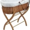 MamaLoes Rotan Naturel Draagwieg Met Witte Bekleding 66936 -Winkel Voor Babyproducten mamaloes rotan naturel draagwieg met witte bekleding 66936 1