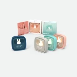 MOB Billy Turquoise Klok En Nachtlampje BILLY-BL-01 -Winkel Voor Babyproducten mob billy klok en nachtlampje sfeer 2 3